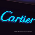 Customized colorful electronic sign 3d led lighting acrylic frontlit and backlit letter sign logo for indoor and outdoor